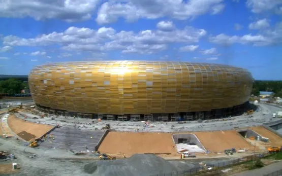 PGE Arena ma być skończona w wakacje. Czy dzięki temu we wrześniu zagra tu reprezentacja Polski z Niemcami?